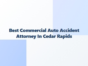 Cedar Rapids Commercial Auto Accident Attorneys