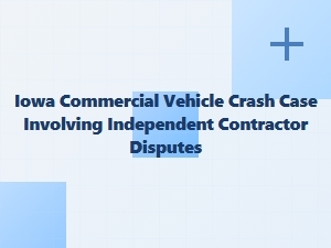 Who Is Liable in Iowa Truck Crash Cases?